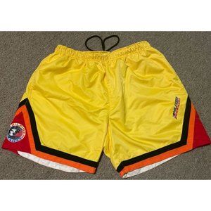 Vintage 90s Large Tommy Hilfiger Athletics Spellout Surf Board Swim Shorts RARE